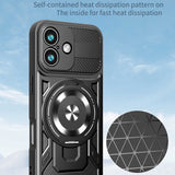 Husa de protectie Techsuit RuggedCam compatibil cu iPhone 17, Mov