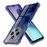 Husa de protectie Techsuit Shockproof Clear Silicone compatibil cu Xiaomi Redmi 14C / Poco C75, Negru Fumuriu