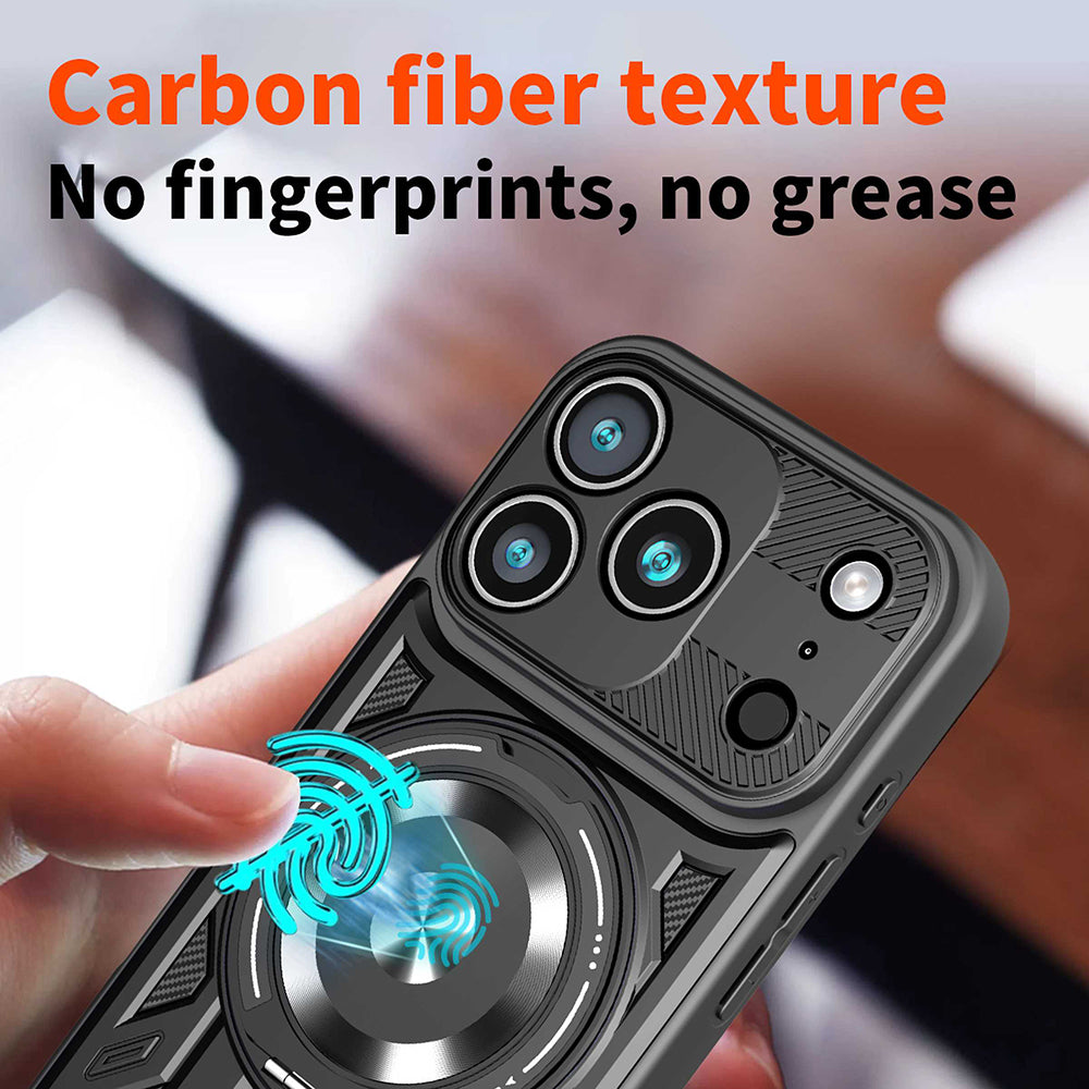 Husa de protectie Techsuit RuggedCam compatibil cu iPhone 17 Pro, Negru