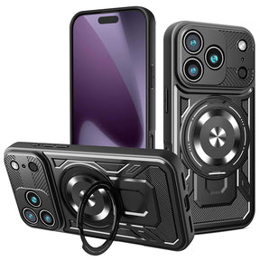 Husa de protectie Techsuit RuggedCam compatibil cu iPhone 17 Pro, Negru