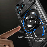 Husa de protectie Techsuit RuggedCam compatibil cu iPhone 17 Pro, Gri