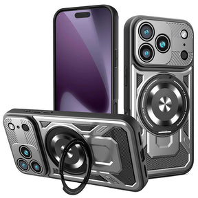 Husa de protectie Techsuit RuggedCam compatibil cu iPhone 17 Pro, Gri