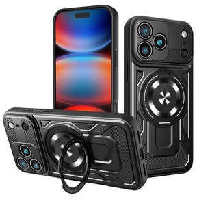 Husa de protectie Techsuit RuggedCam compatibil cu iPhone 17 Pro Max, Negru