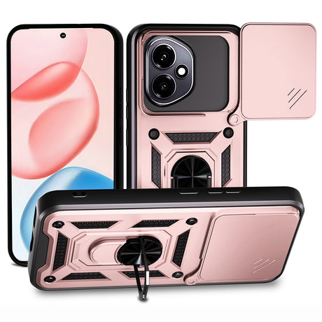 Husa de protectie Techsuit CamShield Series compatibil cu Honor 400, Roz Auriu
