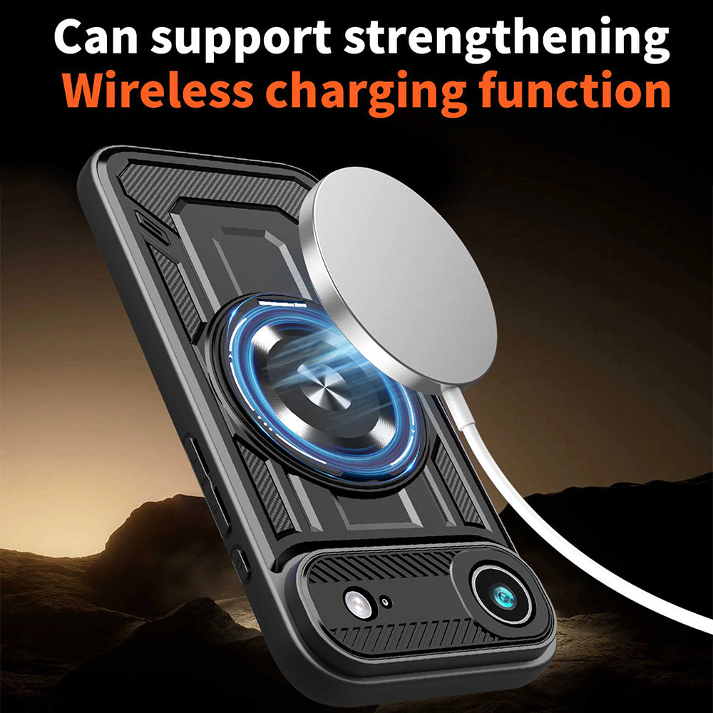Husa de protectie Techsuit RuggedCam compatibil cu iPhone 17 Air, Albastru