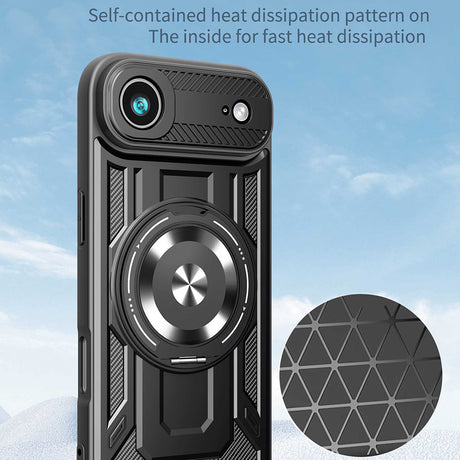 Husa de protectie Techsuit RuggedCam compatibil cu iPhone 17 Air, Mov