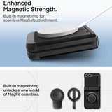 Husa de protectie Spigen Tough Armor Pro MagSafe (ACS09807) compatibil cu Samsung Galaxy Z Flip6 / Flip7 FE, Negru