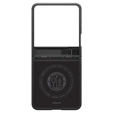 Husa de protectie Spigen Tough Armor Pro MagSafe (ACS09561) compatibil cu Samsung Galaxy Z Flip7, Negru