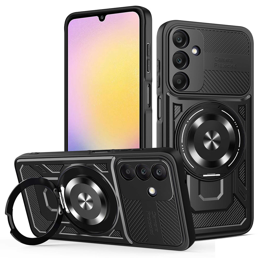 Husa de protectie Techsuit RuggedCam compatibil cu Samsung Galaxy A25 5G, Negru