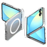Husa de protectie Spigen Ultra Hybrid Pro MagSafe (ACS09559) compatibil cu Samsung Galaxy Z Flip7, Transparent