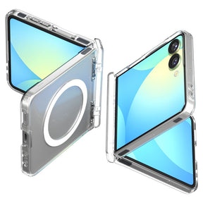 Husa de protectie Spigen Ultra Hybrid Pro MagSafe (ACS09559) compatibil cu Samsung Galaxy Z Flip7, Transparent