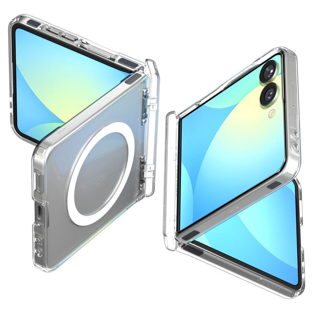 Husa de protectie Spigen Ultra Hybrid Pro MagSafe (ACS09559) compatibil cu Samsung Galaxy Z Flip7, Transparent