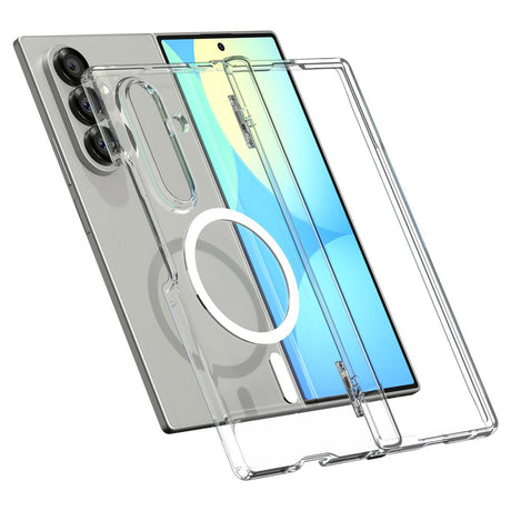 Husa de protectie Spigen Ultra Hybrid Pro MagSafe (ACS09546) compatibil cu Samsung Galaxy Z Fold7, Transparent