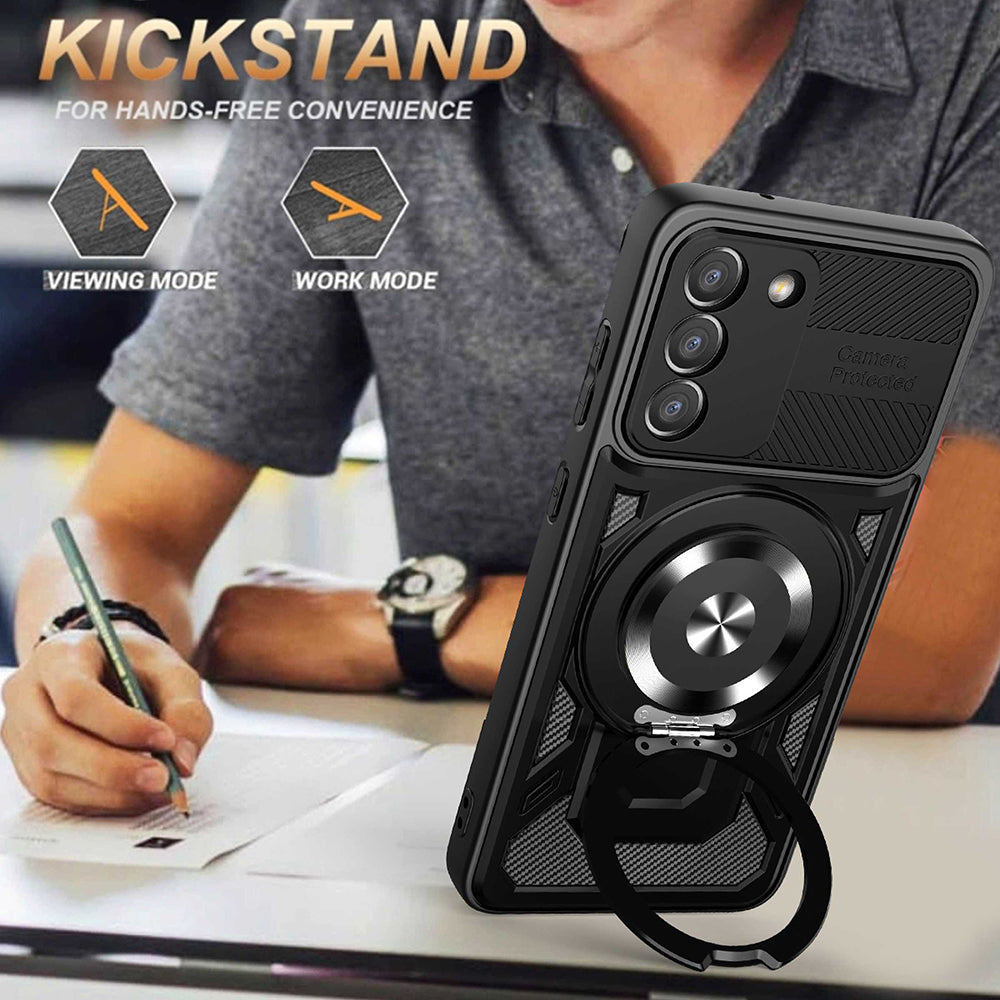 Husa de protectie Techsuit RuggedCam compatibil cu Samsung Galaxy A35 5G, Negru