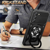 Husa de protectie Techsuit RuggedCam compatibil cu Samsung Galaxy A35 5G, Negru