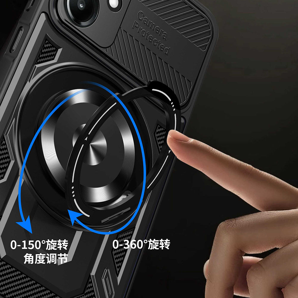 Husa de protectie Techsuit RuggedCam compatibil cu Samsung Galaxy A06, Gri