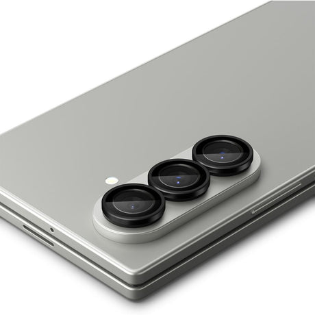 Folie de protectie Spigen (set de 2) Optik.tR EZ Fit Pro HD Camera Glass (AGL09581) compatibil cu Samsung Galaxy Z Fold7, Negru