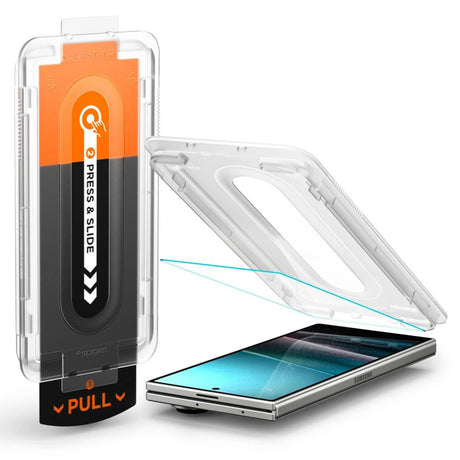 Folie de protectie Spigen Glas.tR EZ-FIT Pro HD (AGL09580) compatibil cu Samsung Galaxy Z Fold7, Transparent
