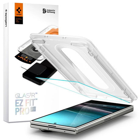 Folie de protectie Spigen Glas.tR EZ-FIT Pro HD (AGL09580) compatibil cu Samsung Galaxy Z Fold7, Transparent