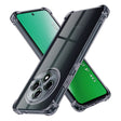 Husa de protectie Techsuit Shockproof Clear Silicone compatibil cu Oppo Reno12 F 4G / Reno12 F 5G / Reno12 FS 4G / Reno12 FS 5G, Negru Fumuriu