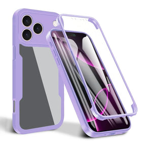 Folie de protectie Techsuit ColorVerse 360 Series + compatibil cu iPhone 17 Pro Max, Mov