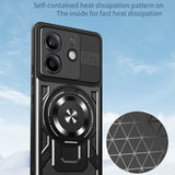 Husa de protectie Techsuit RuggedCam compatibil cu Xiaomi Redmi Note 14 4G (Regional), Negru