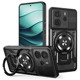 Husa de protectie Techsuit RuggedCam compatibil cu Xiaomi Redmi Note 14 4G (Regional), Negru