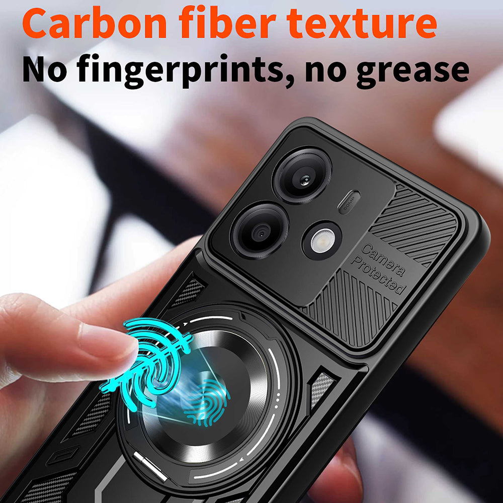 Husa de protectie Techsuit RuggedCam compatibil cu Xiaomi Redmi Note 14 5G, Negru