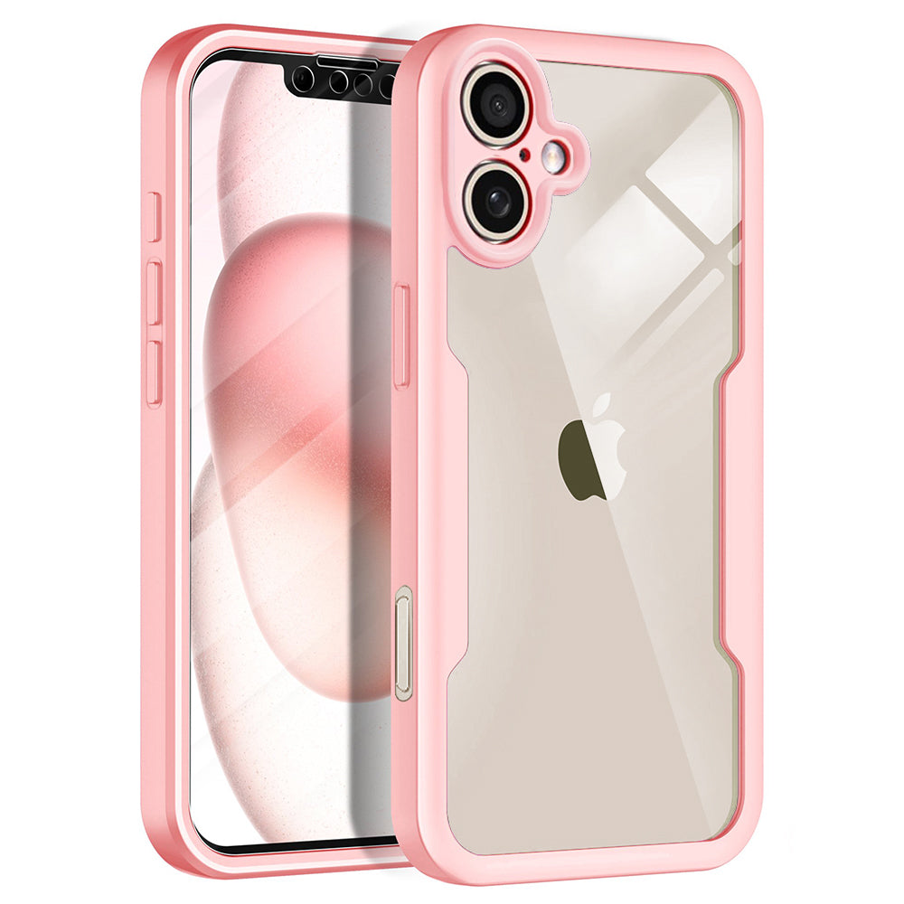 Folie de protectie Techsuit ColorVerse 360 Series + compatibil cu iPhone 17, Roz