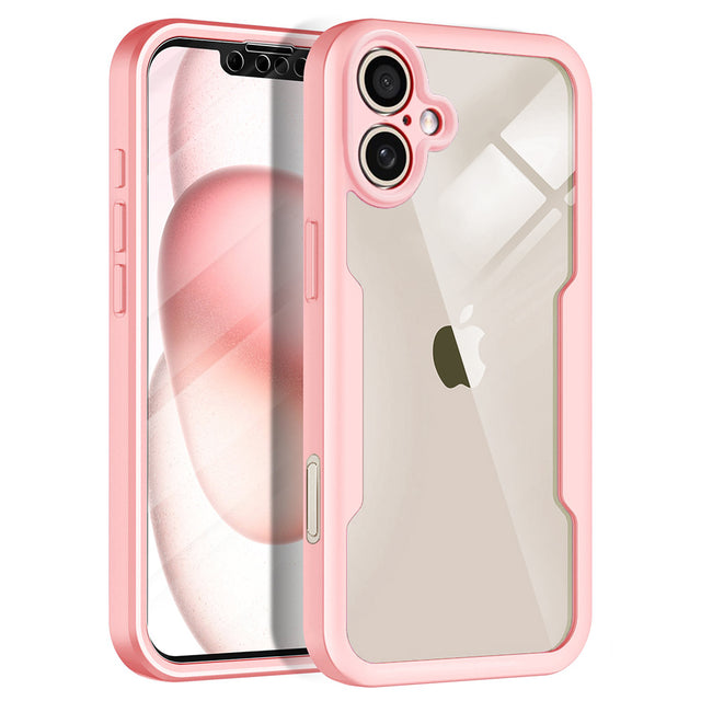 Folie de protectie Techsuit ColorVerse 360 Series + compatibil cu iPhone 17, Roz