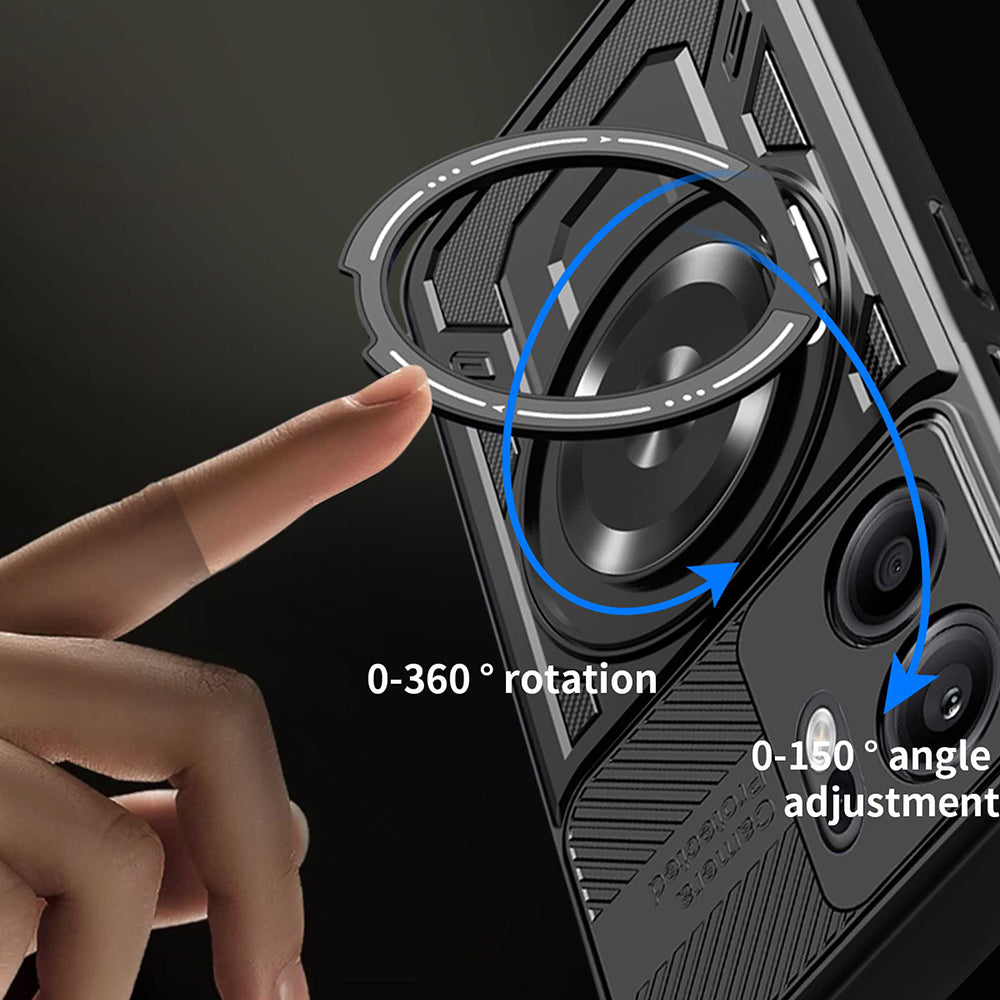 Husa de protectie Techsuit RuggedCam compatibil cu Oppo Reno13 F 4G / Reno13 F 5G / Reno13 FS 5G, Gri