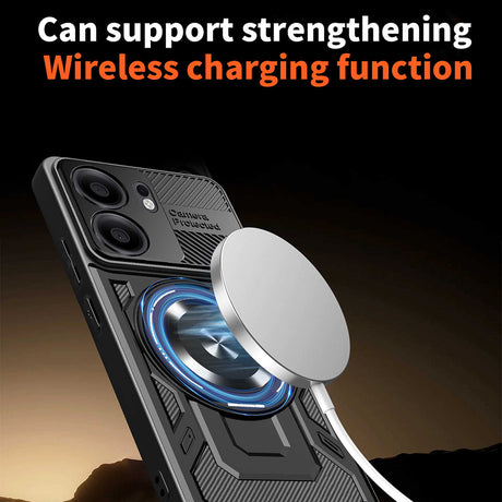 Husa de protectie Techsuit RuggedCam compatibil cu Oppo Reno13 F 4G / Reno13 F 5G / Reno13 FS 5G, Gri