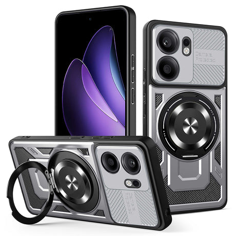 Husa de protectie Techsuit RuggedCam compatibil cu Oppo Reno13 F 4G / Reno13 F 5G / Reno13 FS 5G, Gri