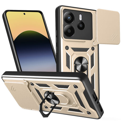 Husa de protectie Techsuit CamShield Series compatibil cu Xiaomi Redmi Note 14 5G, Auriu
