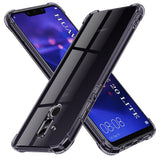 Husa de protectie Techsuit Shockproof Clear Silicone compatibil cu Huawei Mate 20 Lite, Negru Fumuriu