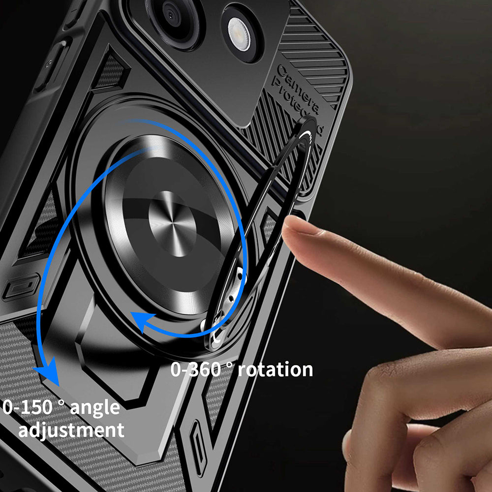 Husa de protectie Techsuit RuggedCam compatibil cu Oppo A5 Pro 4G / A5 Pro 5G, Mov