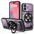Husa de protectie Techsuit RuggedCam compatibil cu iPhone 17, Mov
