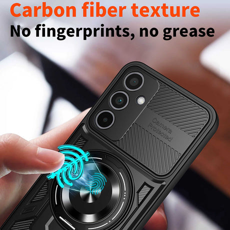 Husa de protectie Techsuit RuggedCam compatibil cu Samsung Galaxy A36 5G / A56 5G, Albastru