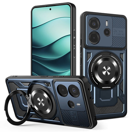 Husa de protectie Techsuit RuggedCam compatibil cu Xiaomi Redmi Note 14 5G, Albastru