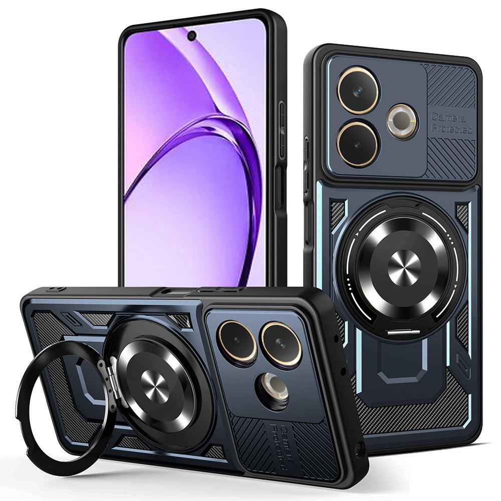 Husa de protectie Techsuit RuggedCam compatibil cu Oppo A5 Pro 4G / A5 Pro 5G, Albastru
