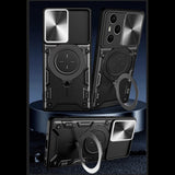 Husa de protectie Techsuit CamGuard Pro compatibil cu Honor 400 Pro, Roz Auriu