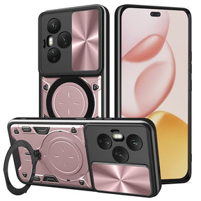 Husa de protectie Techsuit CamGuard Pro compatibil cu Honor 400 Pro, Roz Auriu