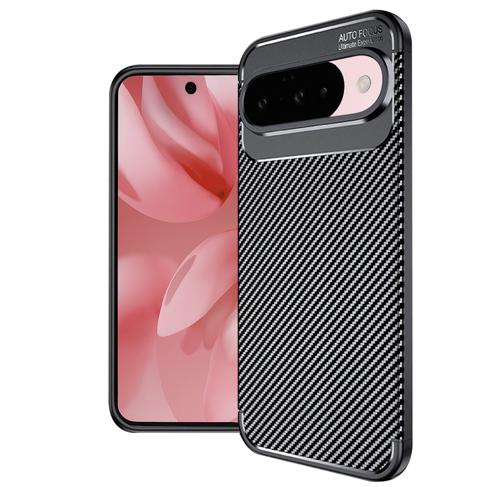 Husa de protectie Techsuit CarbonFiber compatibil cu Google Pixel 10 / 10 Pro, Negru