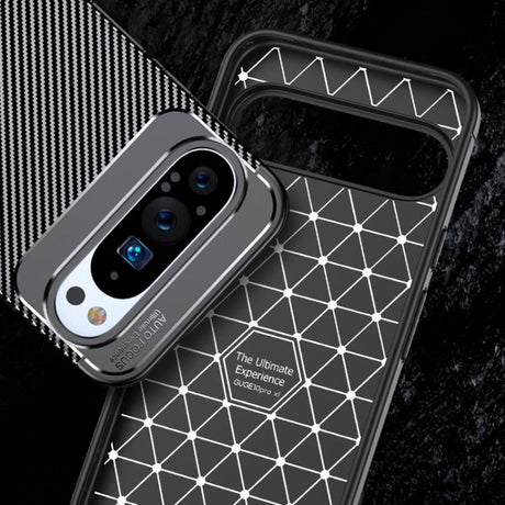Husa de protectie Techsuit CarbonFiber compatibil cu Google Pixel 10 Pro XL, Negru