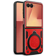 Husa de protectie Techsuit CamGuard Pro compatibil cu Samsung Galaxy Z Flip7, Rosu
