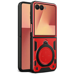 Husa de protectie Techsuit CamGuard Pro compatibil cu Samsung Galaxy Z Flip7, Rosu