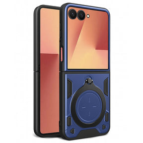 Husa de protectie Techsuit CamGuard Pro compatibil cu Samsung Galaxy Z Flip7, Albastru