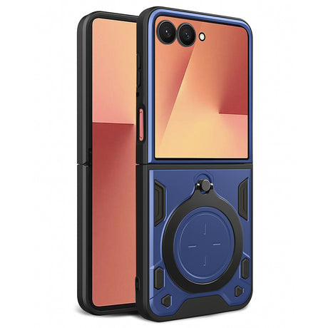 Husa de protectie Techsuit CamGuard Pro compatibil cu Samsung Galaxy Z Flip7, Albastru