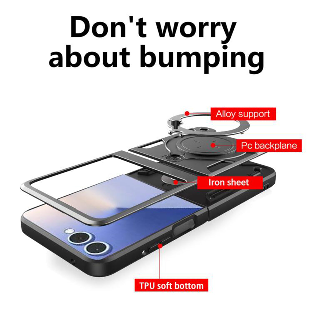 Husa de protectie Techsuit CamGuard Pro compatibil cu Samsung Galaxy Z Flip7, Mov