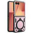 Husa de protectie Techsuit CamGuard Pro compatibil cu Samsung Galaxy Z Flip7, Roz Auriu